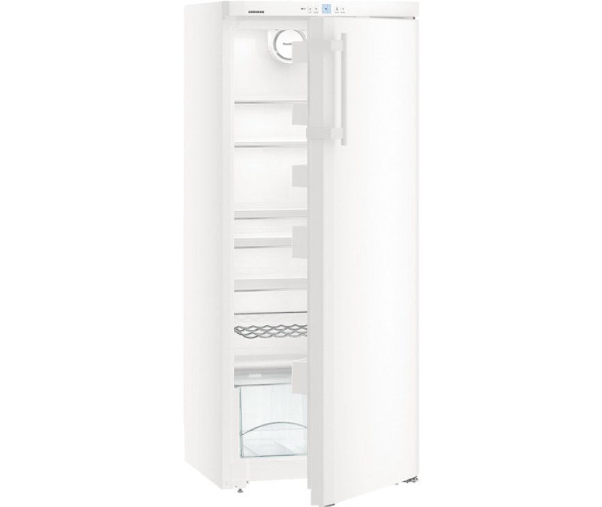 De Liebherr K3130 koelkast kastmodel is te bedienen via het display aan de bovenzijde