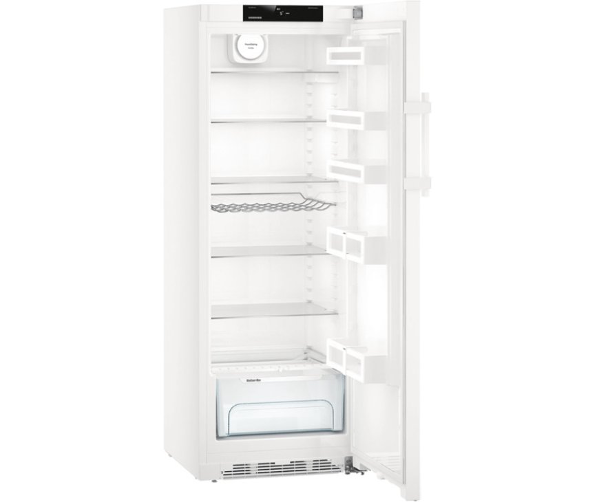 De Liebherr K3710 koelkast kastmodel is te bedienen door middel van het display aan de bovenkant