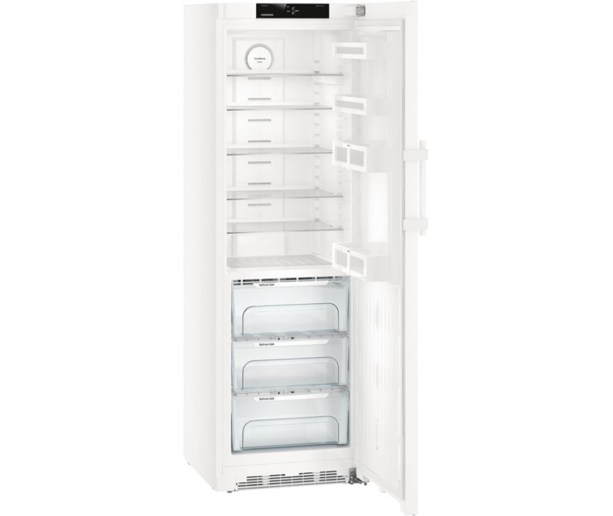 De Liebherr KB4310 kastmodel koelkast is te bedienen door middel van het display bovenaan