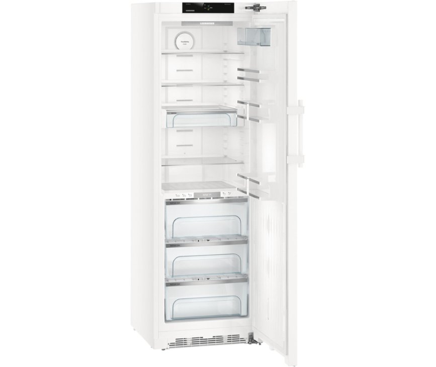 De Liebherr KB4350 kastmodel koelkast is te bedienen door middel van het display bovenaan