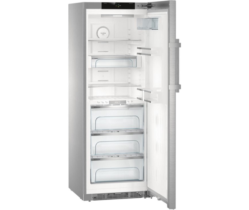 De Liebherr KBes3750 koelkast met BioFresh heeft een bedieningspaneel met display