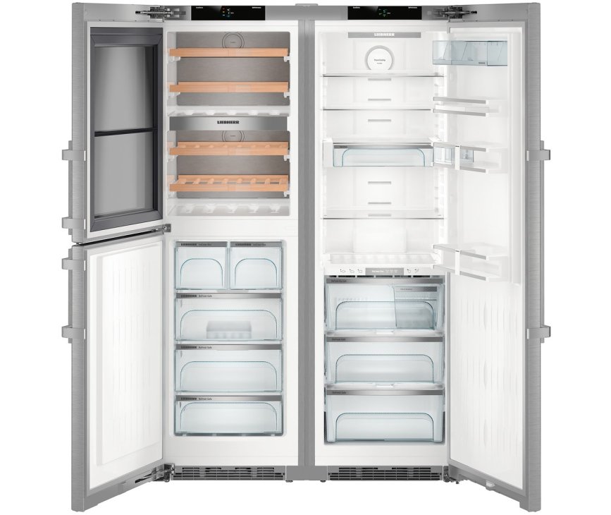 LIEBHERR koelkast side-by-side rvs SBSes8496-21