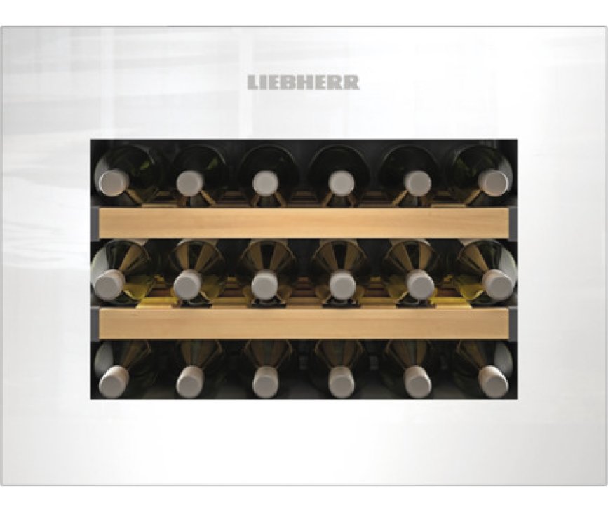 De Liebherr WKEgw582 wijn koelkast biedt capaciteit aan 18 flessen