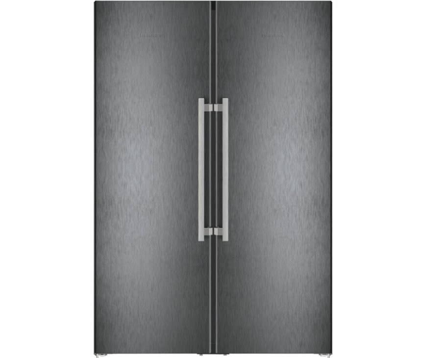 Liebherr XRFbs 5295-20 vrijstaande side-by-side koelkast blacksteel
