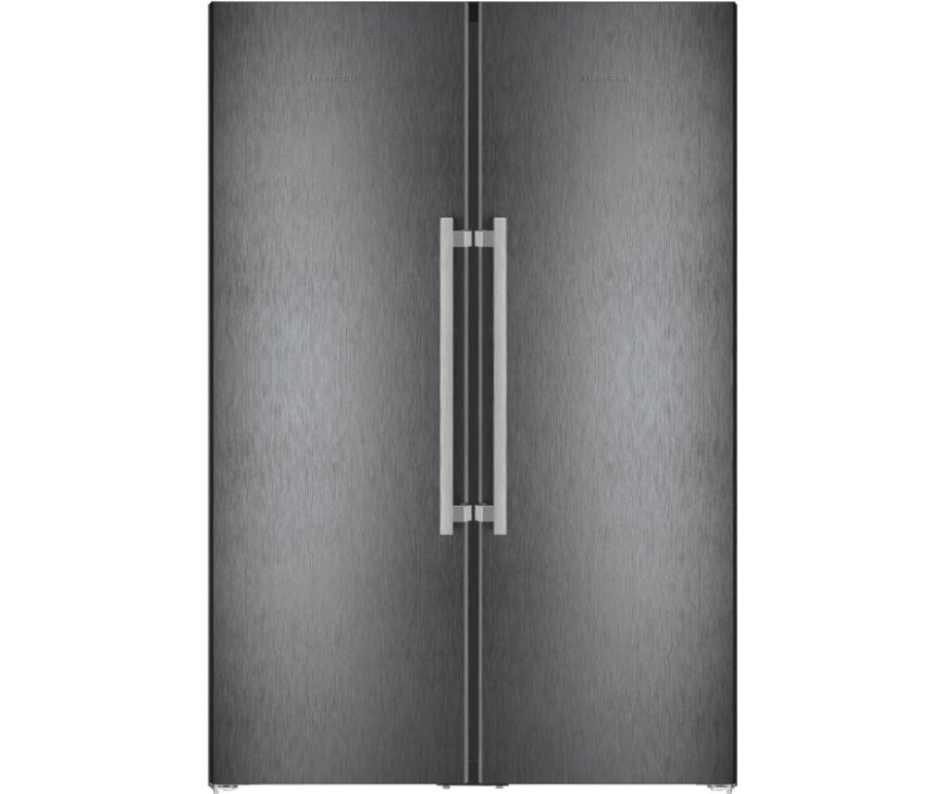 Liebherr XRFbs 5295-20 vrijstaande side-by-side koelkast blacksteel