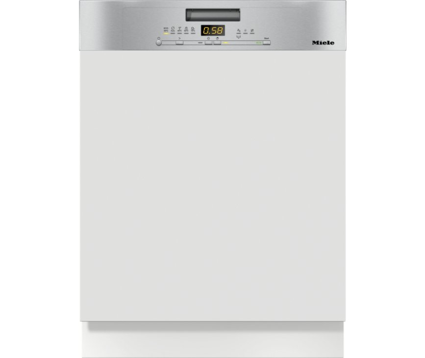 Miele G5022I CLST inbouw vaatwasser - half geïntegreerd met rvs bedieningspaneel