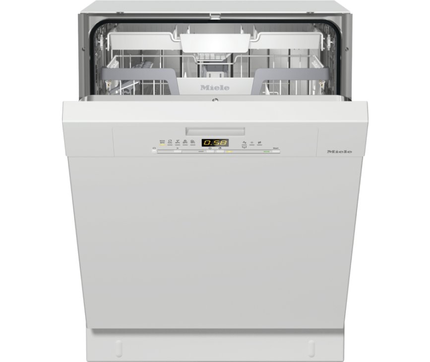 Miele G5022SCU BW onderbouw vaatwasser met besteklade - wit