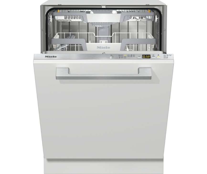 Miele G5277SCVI XXL verhoogde inbouw vaatwasser met besteklade