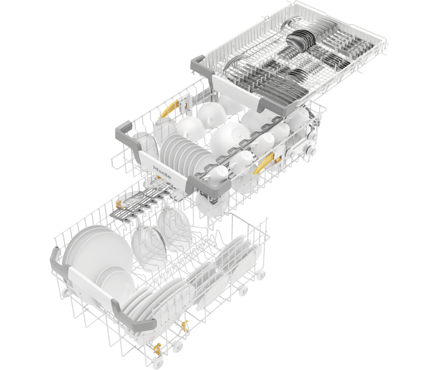MIELE G5740 Sci Brws inbouw vaatwasser - 45 sm - wit bedieningspaneel