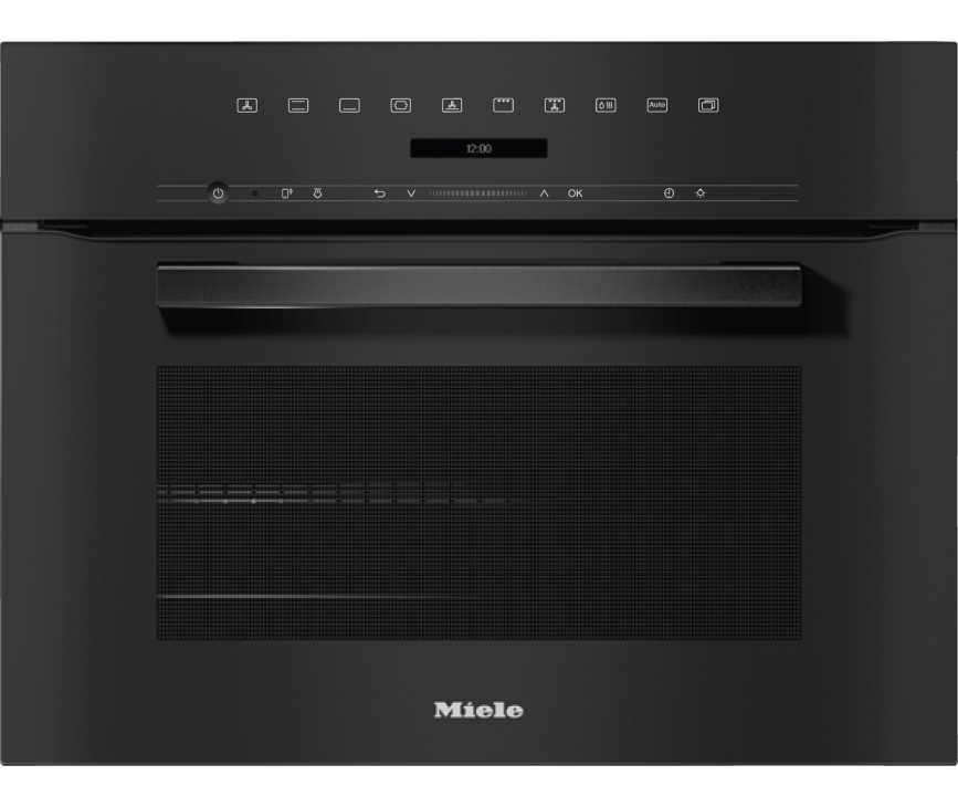 Miele H7244B inbouw oven - zwart - nis 45 cm.