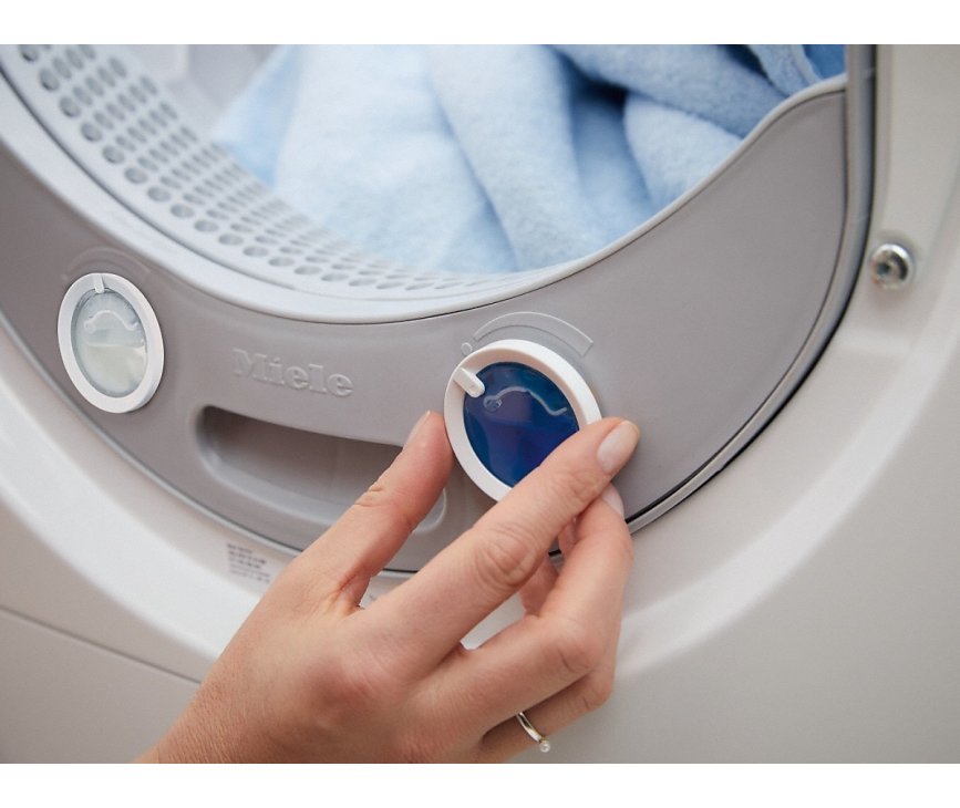 Met behulp van de FragranceDos module kunt u een lekker geurtje aan uw wasgoed toevoegen