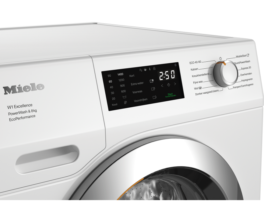 Miele WEE475WPS wasmachine met PowerWash en energielabel A-10%
