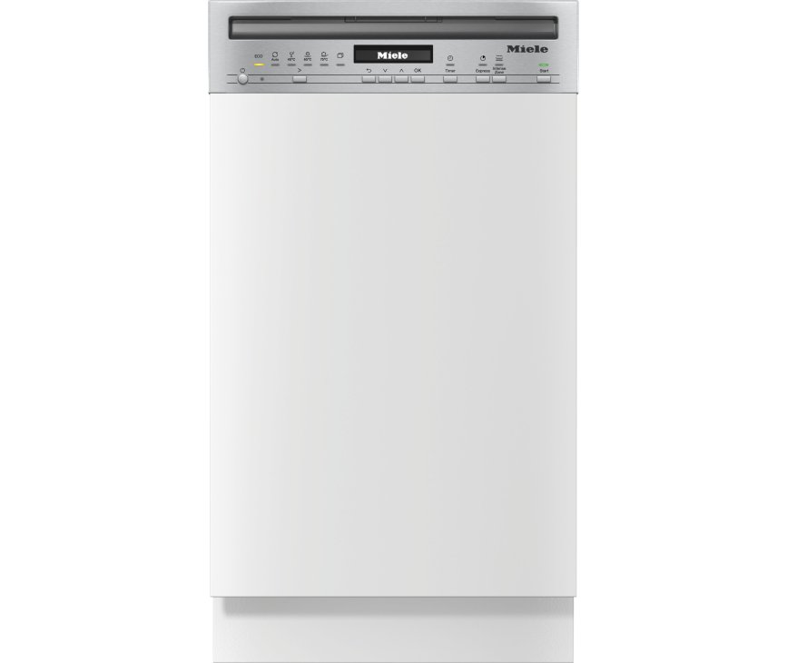 Miele G5740 Sci Clst smalle inbouw vaatwasser - 45 cm - rvs bedieningspaneel