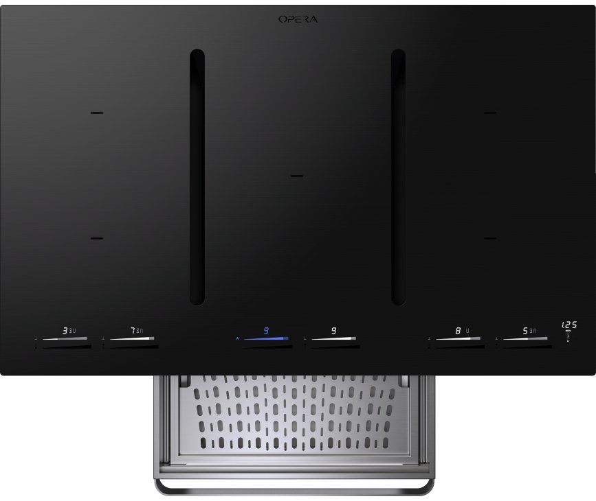 Opera DNP93A111 Nivel Pro 930 inbouw inductie kookplaat met afzuiging