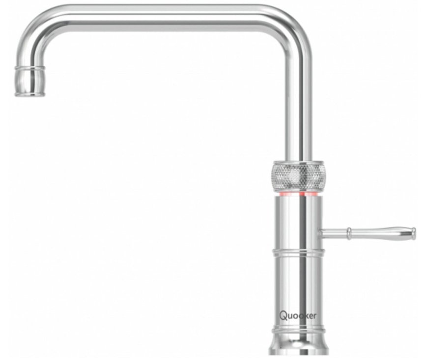 Quooker PRO3 Classic Fusion Square rvs - kokend water kraan