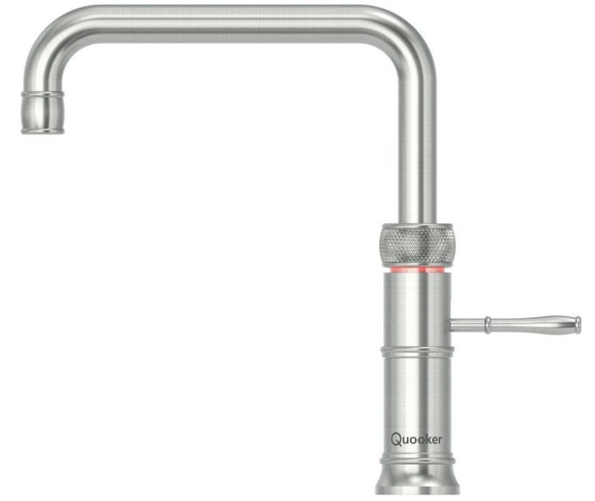 Quooker COMBI Classic Fusion Square RVS - kokend water kraan