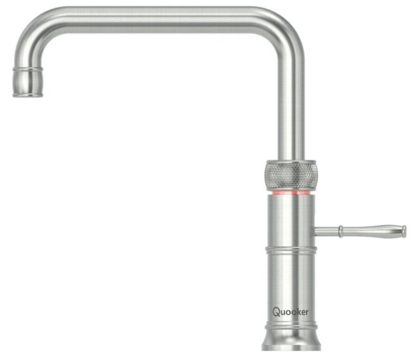 Quooker COMBI+ Classic Fusion Square RVS - kokend water kraan