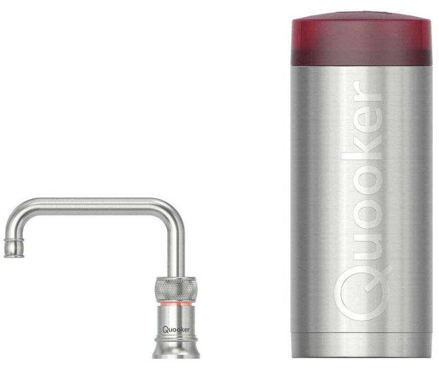 Quooker COMBI Classic Nordic Square RVS kokend water kraan