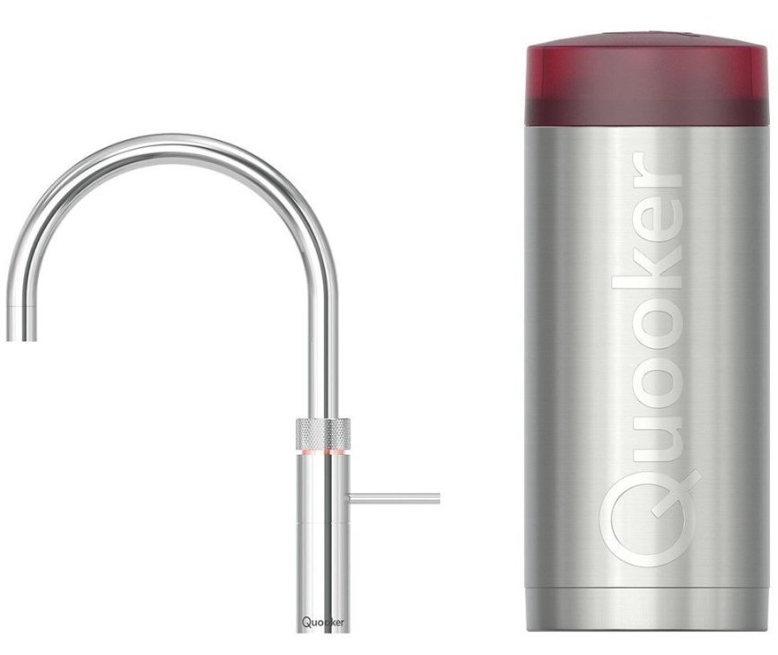 Quooker COMBI Fusion Round CHROOM - kokend water kraan