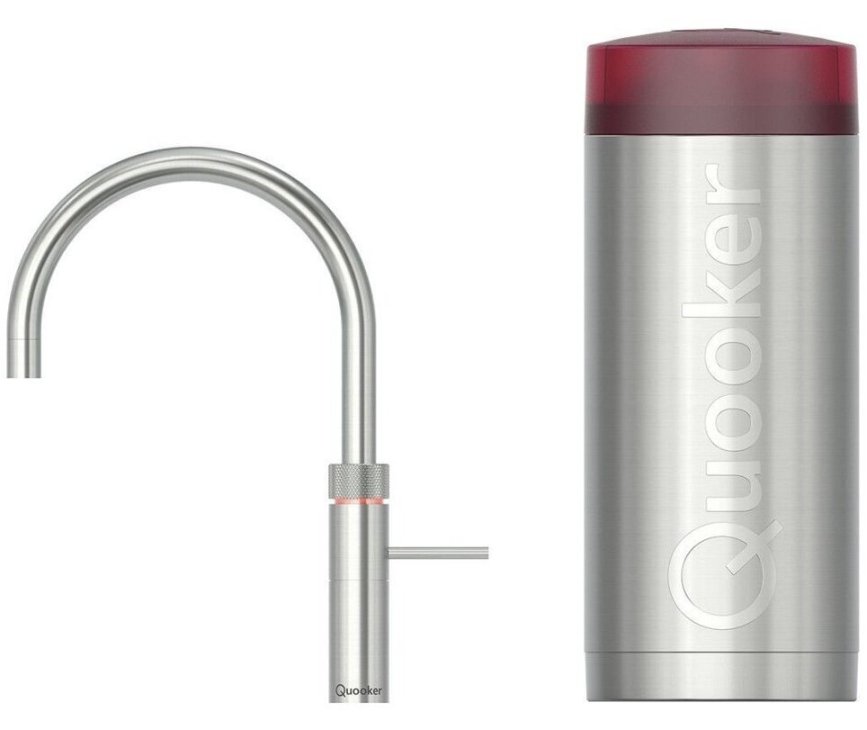 Quooker COMBI+ Fusion Round RVS - kokend water kraan