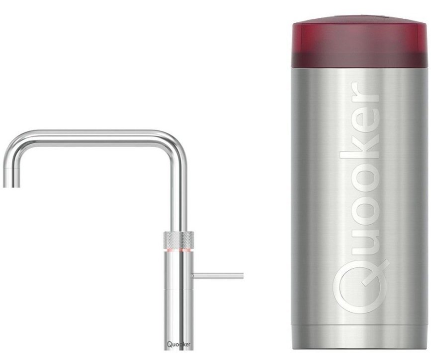 Quooker COMBI+ Fusion Square CHROOM - kokend water kraan