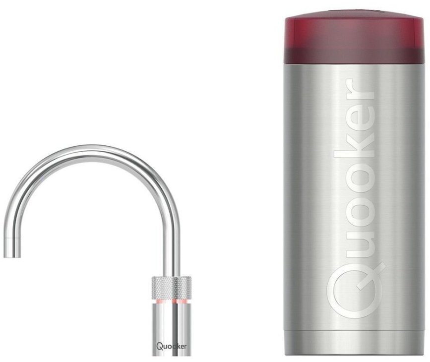 Quooker COMBI Nordic Round CHROOM - kokend water kraan