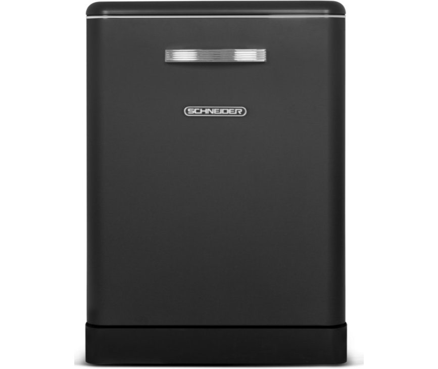 Schneider SDW1444VB retro jaren 50 vaatwasser - mat zwart