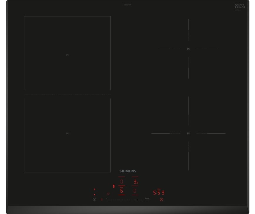Siemens ED651HSB1E inbouw inductie kookplaat - 60 cm