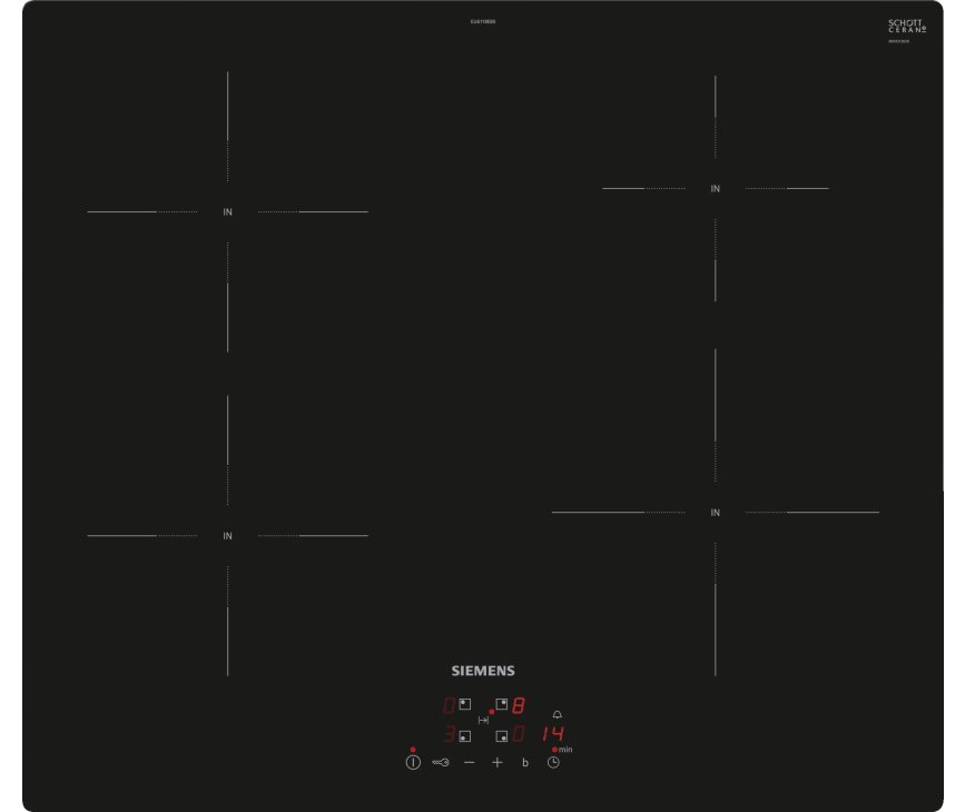 Siemens EU611BEB5D inbouw inductie kookplaat - 1-fase