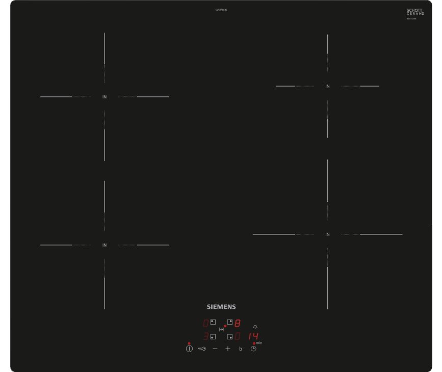 Siemens EU61RBEB5D inbouw inductie kookplaat - 1-fase - 230 Volt