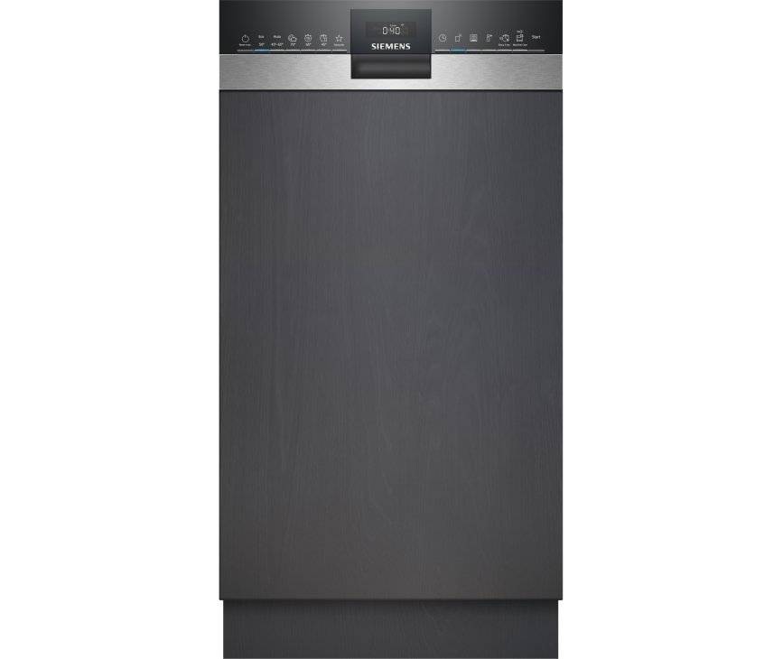 Siemens SR53HS52ME smalle 45 cm inbouw vaatwasser - half geintegreerd