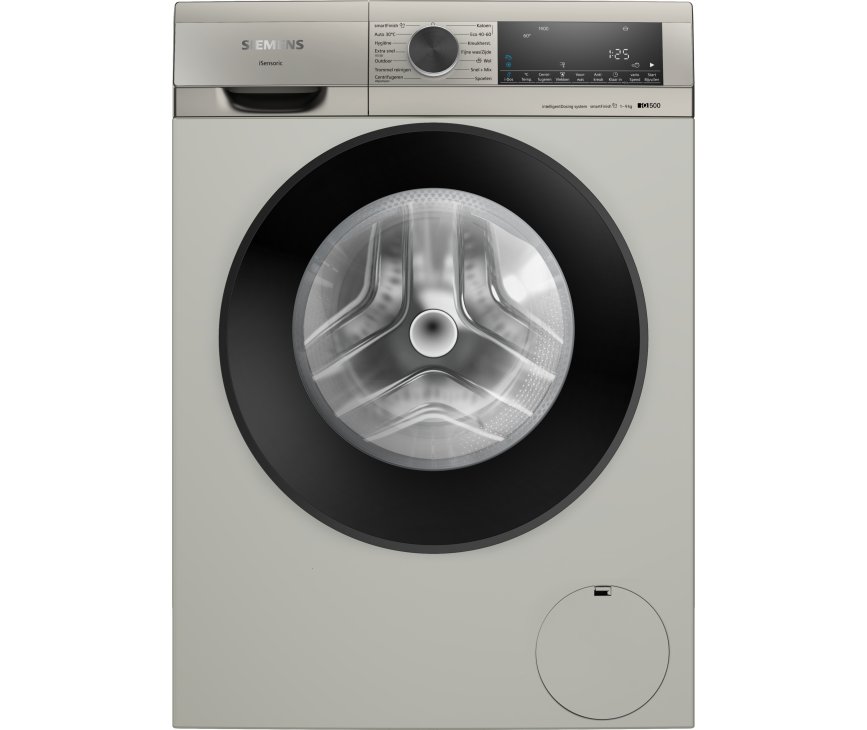 Siemens WG44G2FXNL wasmachine - grijs - 9 kg , Zilver inox