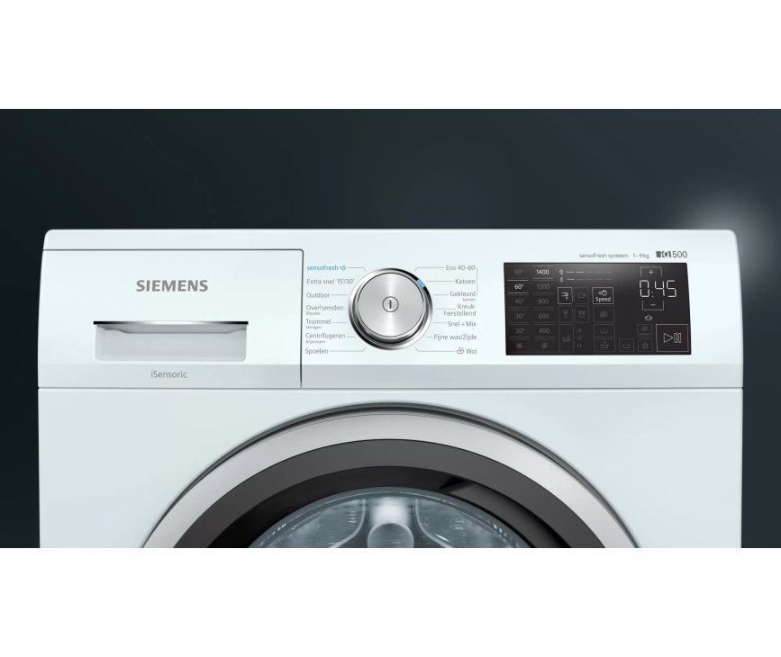 Siemens WM14UQ70NL wasmachine met sensoFresh en anti-vlekken