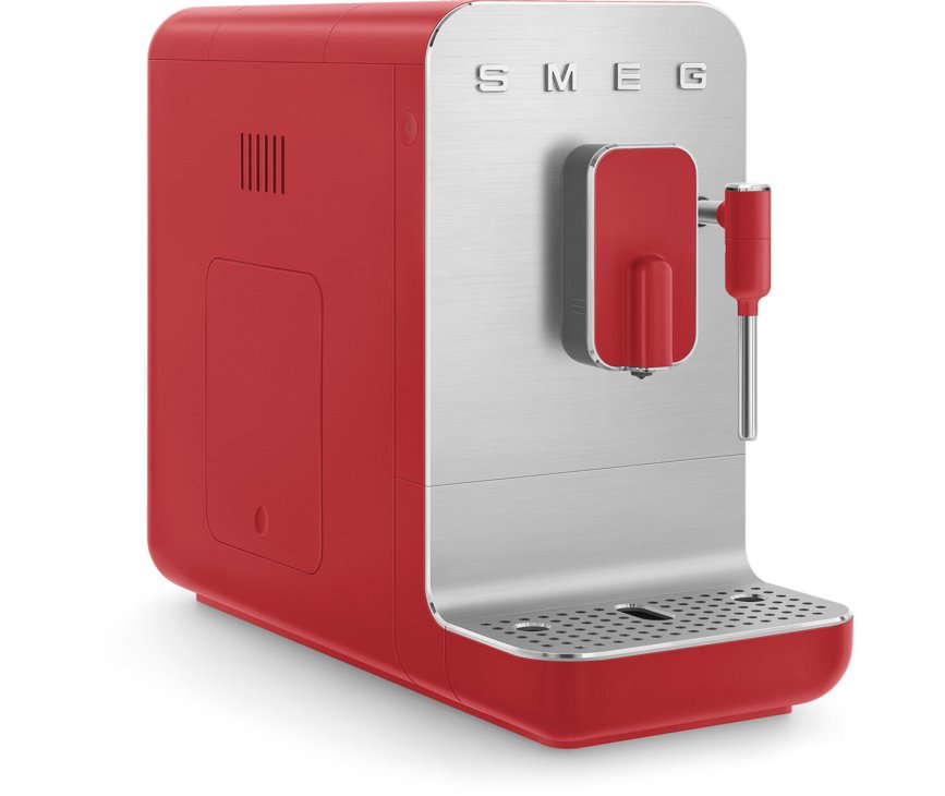 Smeg BCC02RDMEU volautomatische koffiemachine - mat rood - retro jaren 50