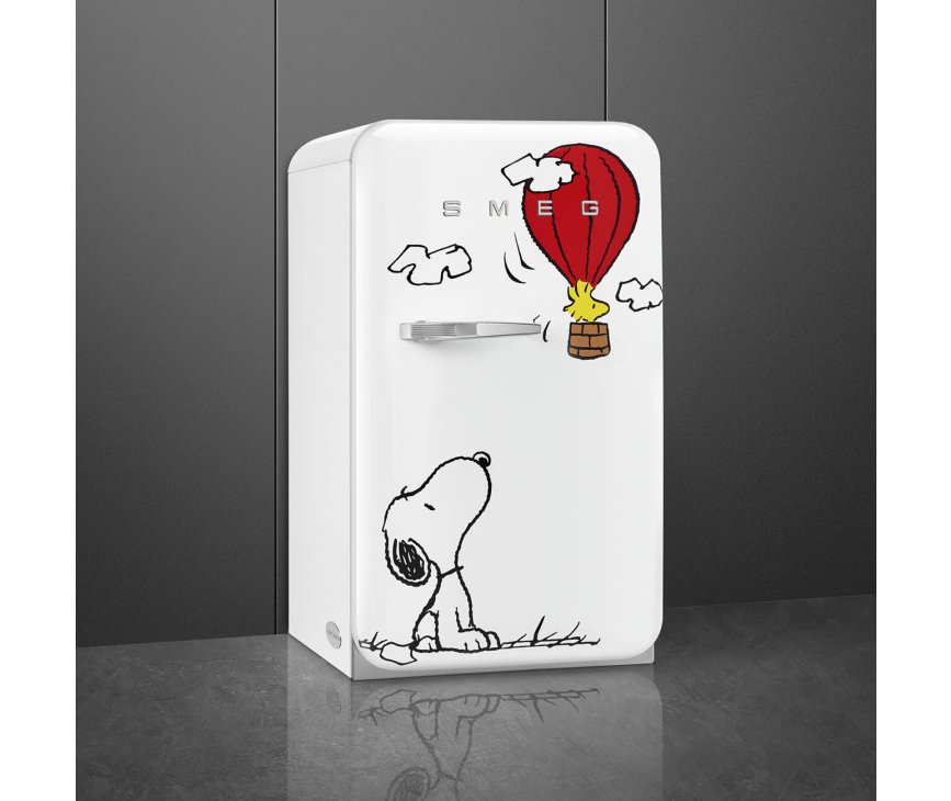 Smeg FAB10RDSN5 koelkast wit - Snoopy
