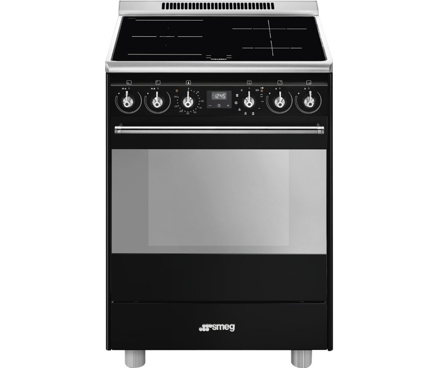 Smeg SCB61PIN9 inductie fornuis - zwart - 60 cm
