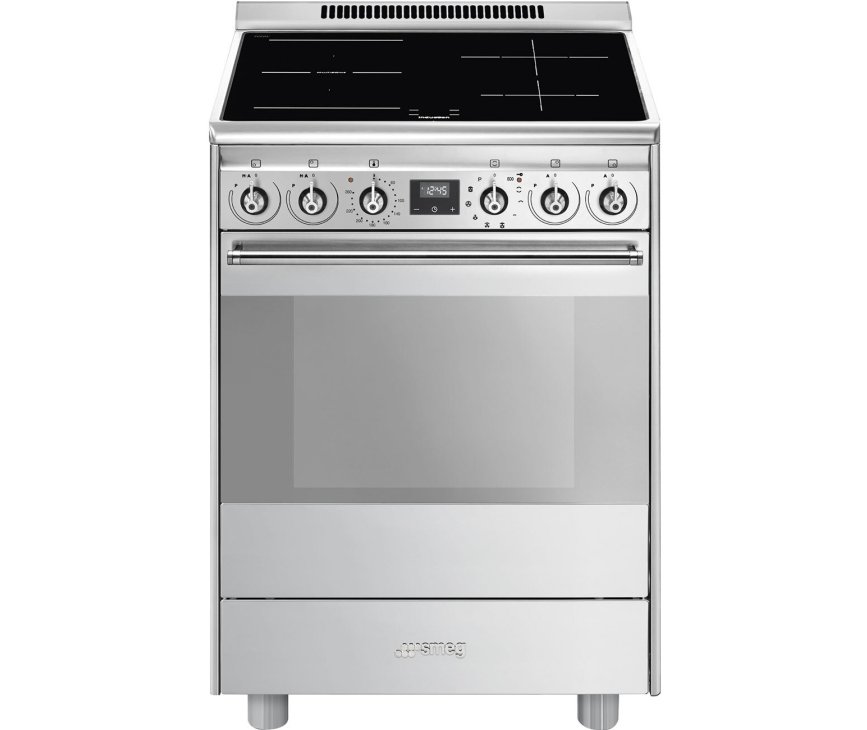 Smeg SCB61PIX9 inductie fornuis - 60 cm - rvs