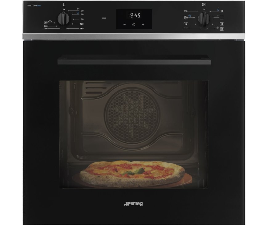 Smeg SF6400S1PZB inbouw oven met pizza functie - zwart