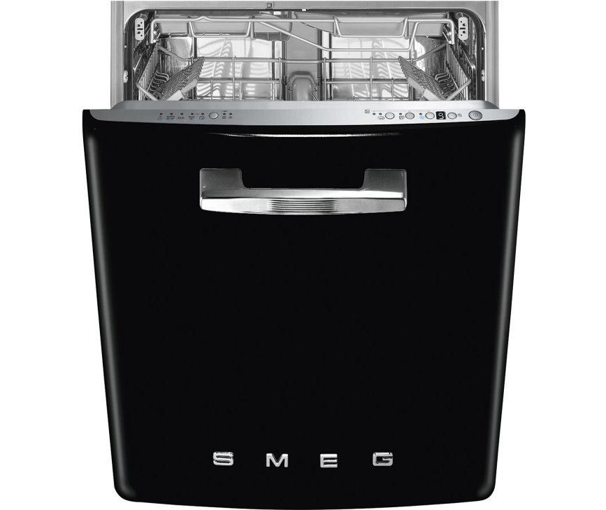 Smeg STFABBL3 retro jaren 50 onderbouw vaatwasser - zwart