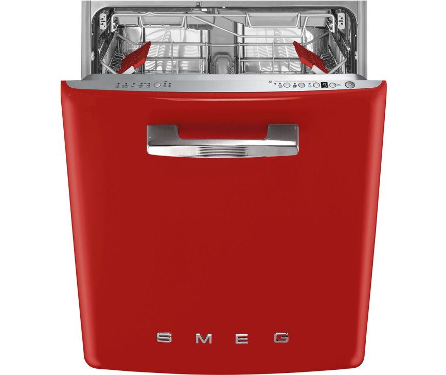 Smeg STFABRD3 retro jaren 50 onderbouw vaatwasser - rood