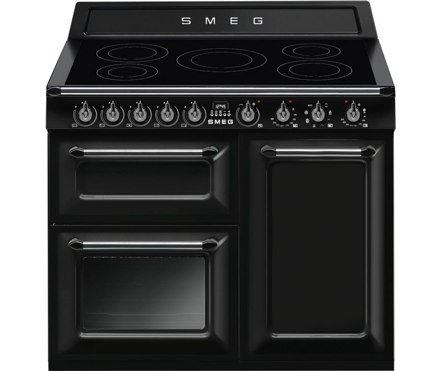 Smeg TR103IBL2 inductie fornuis - zwart - 100 cm - Victoria