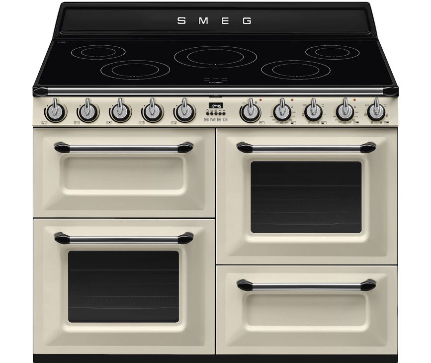 Smeg TR4110IP2 inductie fornuis - crème - 110 cm. breed