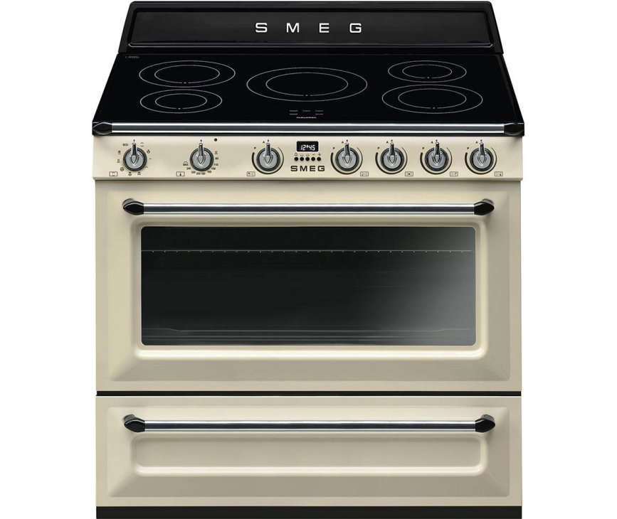 Smeg TR90IP2 inductie fornuis - Victoria - creme