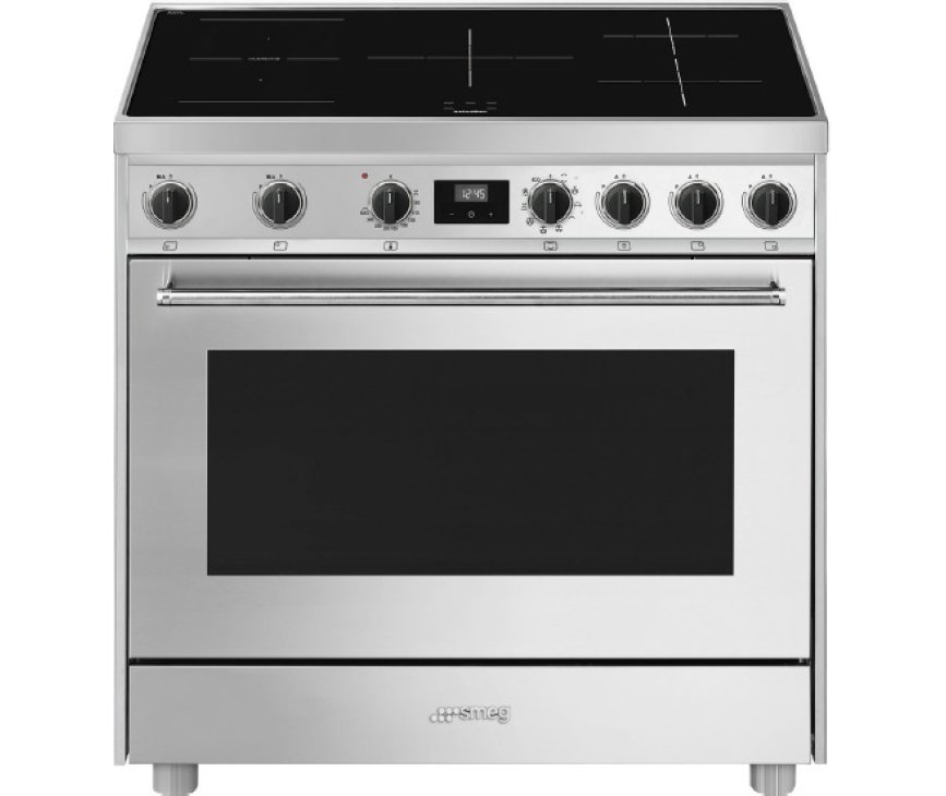 smeg c91iex9 inductie fornuis de schouw witgoed