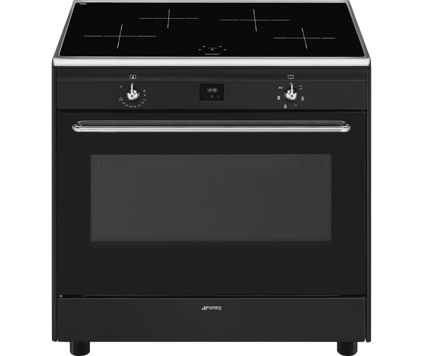 Smeg CG90IANT9 fornuis inductie - antraciet