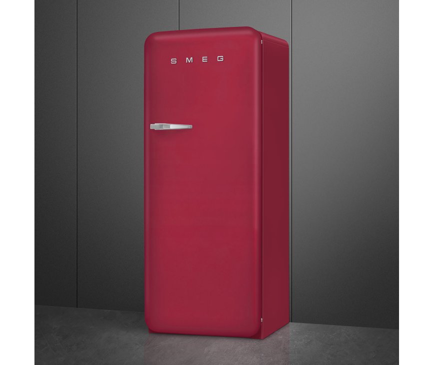 Smeg FAB28RDRB5 rechtsdraaiende koelkast - Ruby Red