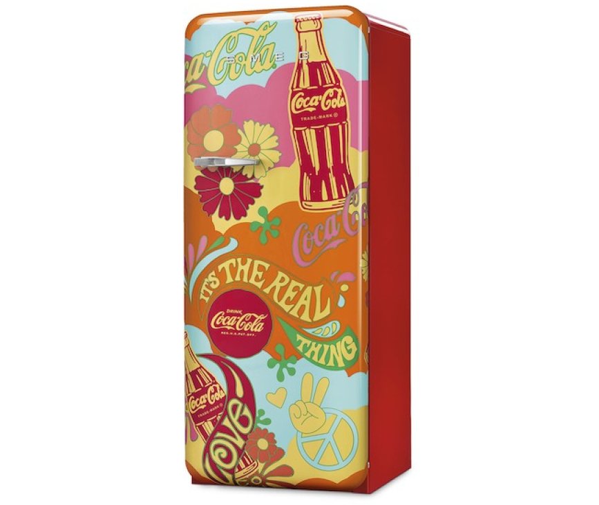 Smeg FAB28RDUN5 koelkast - Coca Cola multicolor edition