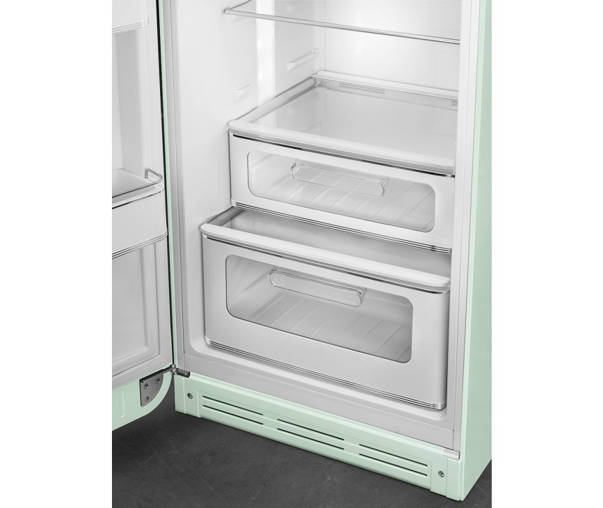 Smeg FAB30LPG5 linksdraaiende retro koelkast - water groen