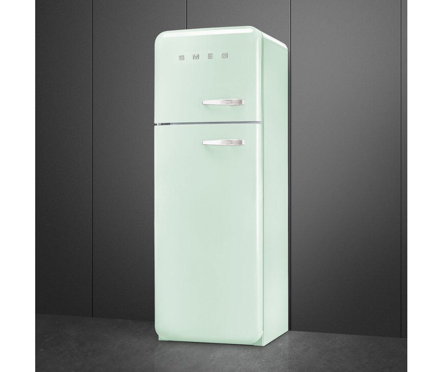 Smeg FAB30LPG5 linksdraaiende retro koelkast - water groen