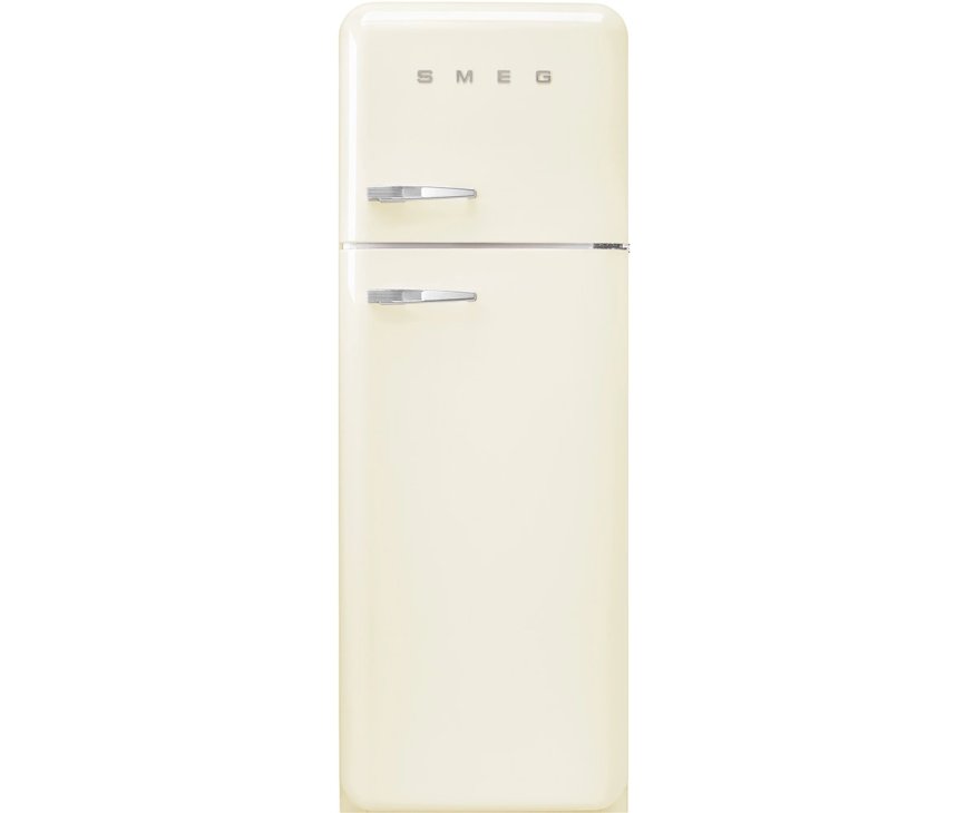 Smeg FAB30RCR5 rechtsdraaiende retro koelkast - creme